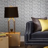 Zen Pepper Grey Geometric Paste the Wall Wallpaper - 2 of 4