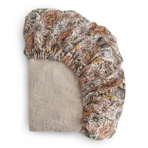 Mushie Extra Soft Muslin Crib Sheet - 1 of 4