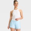 Women's 3" Knit Waistband High-Rise 2-in-1 Shorts - All In Motion™ - 3 of 4