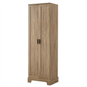 XINGHANZHENXUAN Storage Cabinet with Two Doors for Bathroom, Office, Adjustable Shelf, MDF Board - 1 of 4