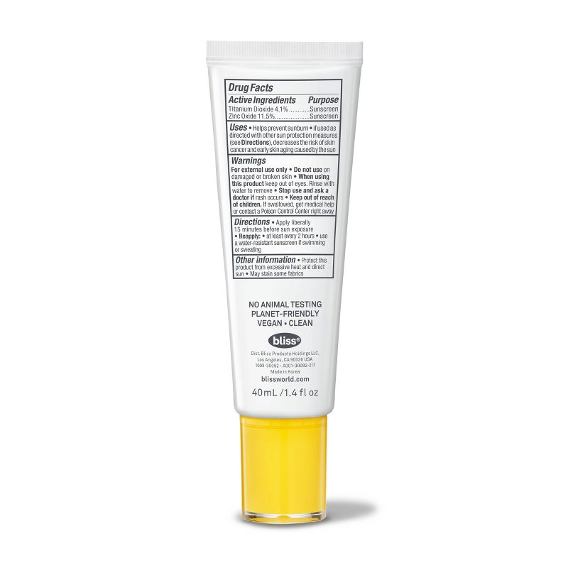 bliss Block Star Daily Mineral Sunscreen - SPF 30, 3 of 13