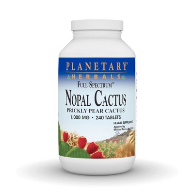 Full Spectrum Nopal Catus 1000 mg by Planetary Herbals  -  240 Tablet