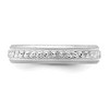 Black Bow Jewelry 3mm 14K Yellow, White, or Rose Gold Design Etched Standard Fit Band - 3 of 4