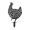Melrose Metal Chicken Garden Stake (Set of 4) - 4 of 4