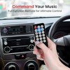 Pyle Single DIN Vehicle Receiver Headunit - AM/FM-MPX In-Dash Detachable Face Radio with SD/MMC/USB Player - PLR31MP - 3 of 4