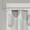 SEVOBAL Shower Curtain Soft Microfiber Fabric with Smooth Texture for Relaxing Bathroom Decor, Multicolored, 72"*72"*0.13" - 2 of 4