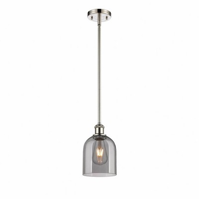 Bella - 1 Light Stem Hung Mini Pendant In Industrial Style-9.5 Inches Tall and 5.5 Inches Wide