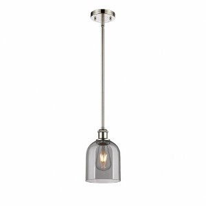 Bella - 1 Light Stem Hung Mini Pendant In Industrial Style-9.5 Inches Tall and 5.5 Inches Wide - 1 of 1