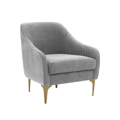 TOV Furniture Serena Velvet Upholstered Accent Chair
