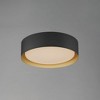 ET2 Lighting Echo 1 - Light Flush Mount in  Black/Gold - 4 of 4