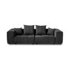 WJShome Modern Modular Sectional Sofa,104" Cloud Couch with Deep Seat, Linen Upholstered Loveseat Couch with Pillow for Small Spaces - 4 of 4