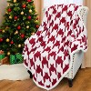 Catalonia Fleece Plush Throw Blanket for Bed Couch, Cozy Fuzzy Warm Jacquard Blanket, TV Bed Fuzzy Blanket, Fluffy Comfy Throws, 50x60 inches - 4 of 4