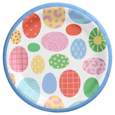20ct Easter Dinner Plates Egg Toss Pattern - Spritz™ : Target