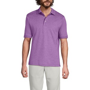 Lands' End Men's Short Sleeve Cotton Supima Polo Shirt - 1 of 3