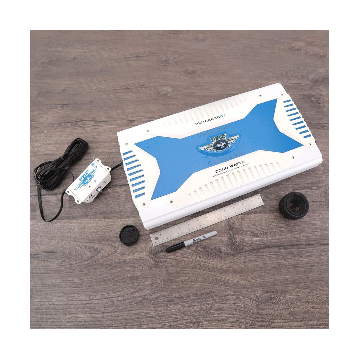 6-Channel Marine Amplifier for Bluetooth Streaming with Waterproof Design, Dual Speakers, All Devices Compatible - thumbnail 7
