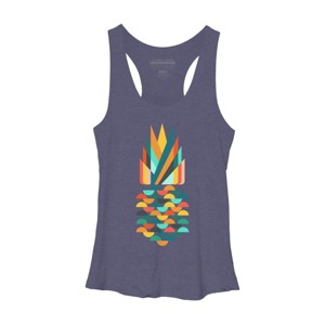 Women's Design By Humans Geometric Pineapple By radiomode Racerback Tank Top - 1 of 2