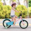 Infans 14" Kids Bike w/Adjustable Saddle Handlebar Removable Training Wheels Handbrake - 3 of 4