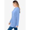Woman Within Plus Size High Pile Fleece Sweatshirt - 4 of 4