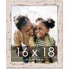 PosterPalooza | Shabby Chic White Picture Frame - UV Acrylic, Foam Board Backing, Hanging Hardware - 2 of 4