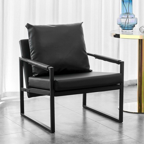 Metal frame lounge online chair