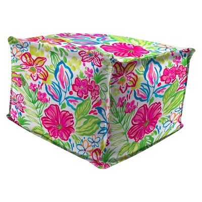 Outdoor Bean Filled Pouf/Ottoman In Valeda Island  - Jordan Manufacturing