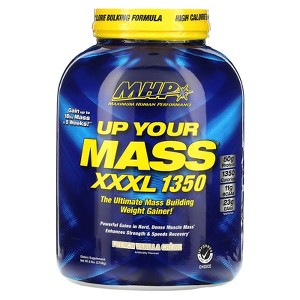 MHP Up Your Mass, XXXL 1350, French Vanilla Creme, 6 lbs (2,728 g) - 1 of 2