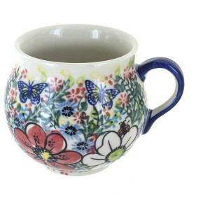 Blue Rose Polish Pottery 455 Vena Bubble Mug - 1 of 1