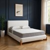 HomeRoots Ivory Solid Wood And Boucle King Bed Frame - 2 of 4
