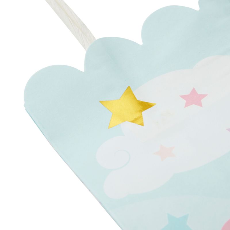Blue Panda 24 Pack Small Unicorn Favor Bags with Handles, Pastel Rainbow Birthday Party Decorations, 5.5 x 8.6 x 3 In, 5 of 11