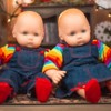 The Queen's Treasures 15 Inch Doll Set of Two Overall Skirt & Pants Outfits - 3 of 4