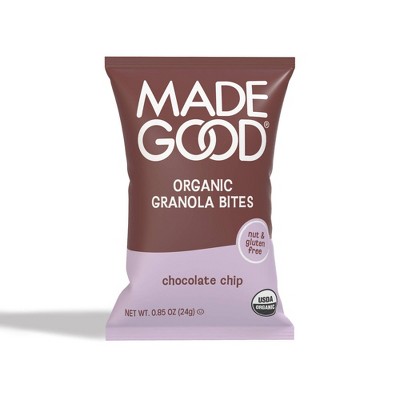 MadeGood Snack Bars Chocolate Chip Granola Bites - 0.85oz