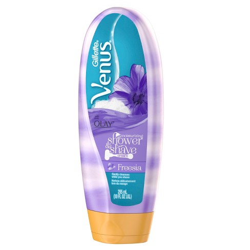 Venus With Olay Moisturizing Shower Shave Cream Freesia 10oz Target