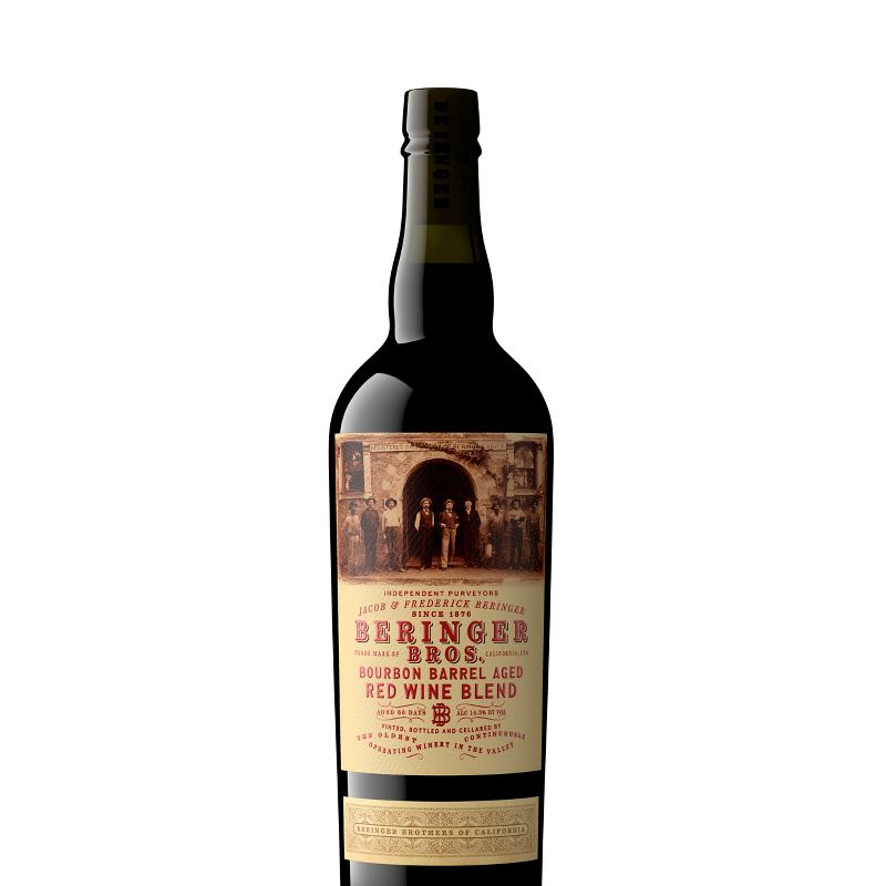 Beringer Bros. Bourbon Barrel Red Blend Red Wine - 750ml Bottle, 1 of 7