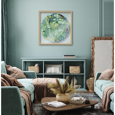Blake Greenery 24" Natural Acrylic Botanical Art Print
