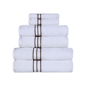 Premium Cotton Solid Plush Heavyweight Hotel Luxury Towel Set by Blue Nile Mills - 1 of 4