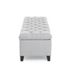 Dexmalle Storage Ottoman,Light Gray - 3 of 4