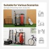 MOEPISY Golf Storage Organizer for Garage, Golf Bag Storage Rack with Wheels, Mobile Golf Club Rack for Garage - 3 of 4