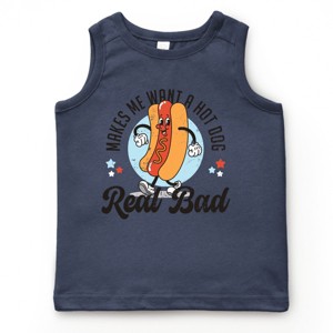 The Juniper Shop Me Wants A Hot Dog Real Bad Cartoon Youth Tank Top - 1 of 4