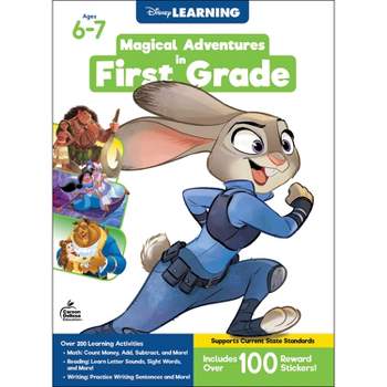 Disney Learning Magical Adventures in First Grade Workbook, Grade 1