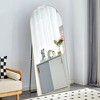 LOVMOR Inch"60"*"16.5"Generation of floor mounted full length mirrors,Golden - 2 of 4