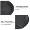 Unique Bargains Home Garden Round Plastic Plant Saucers 6 Pcs - 3 of 4