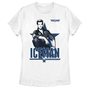 Women's Top Gun Iceman Sketch T-Shirt - 1 of 4