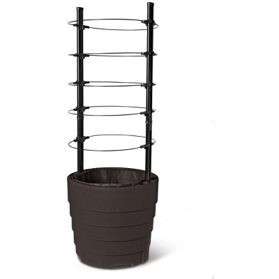 Victory Self-Watering Planter with Support System - Gardener's Supply Company