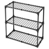 Fontoi Baker's Racks, 3 Tier Wire Shelf, FreeStanding Metal Storage Rack for Door Entrance Garage Kitchen Office, Black, 29"*14"*31" - 4 of 4