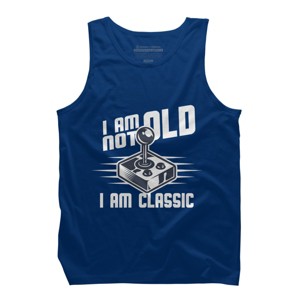 Men's Design By Humans I Am not Old I am Classic By nerdycorner Tank Top - 1 of 2
