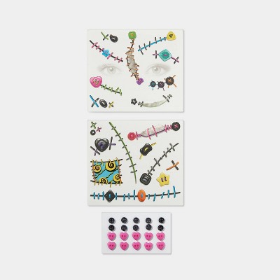 Buttons and Stitches Halloween Temporary Tattoo Kit - Hyde & EEK! Boutique™