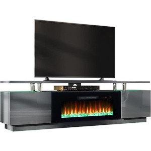 2 Tier Fireplace TV Stand - 1 of 4