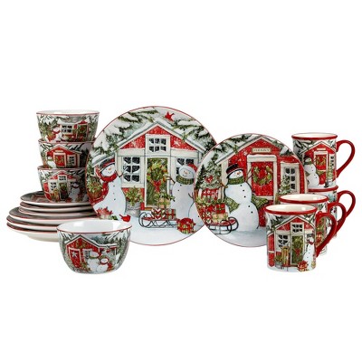 Certified International Magic of Christmas Santa 4-pc. Mug Set