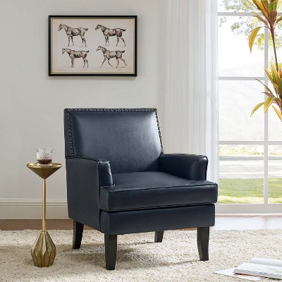 Wooden Upholstered Accent Chair Celadon Armchair | ARTFUL LIVING DESIGN