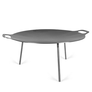 Petromax Campfire Griddle and Fire Bowl, Steel with 3 Removable Legs for Outdoor Campfire Cooking, Grilling and Frying or Build Fire Directly in Bowl - 1 of 4